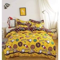 ราคา ชุดเครื่องนอนลายการ์ตูนเป็ดน่ารัก ขนาด 3.5,5,6 ฟุต ผ้าปูที่นอน + ผ้านวมครบชุด (6764857891)