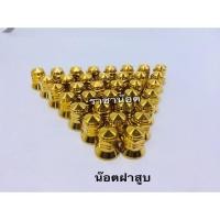 ราคา ตัวเมียฝาสูบ จี้ลาย ทอง น๊อตใส่ฝาสูบหัวปิด #12 ราคาตัวละ (7920974724)