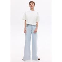 ราคา H&M(เอชแอนด์เอ็ม) เสื้อยืดทรงบ็อกซี่ ผู้หญิง 1290209_1 (40100101142)