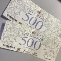 ราคา Gift voucher 500 bath the mall/paragon/emporium (7460538818)