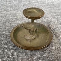 ราคา สมัยเก่าเครื่องทองแดงขนาดเล็กเครื่องประดับทองแดงบริสุทธิ์ห้องนั่งเล่นสํานักงานตกแต่งโบราณด้อยทองแดงนิตยสารเครื่องสําริดเล่นโคมไฟผู้ถือ 11.19.1 (52451691529)