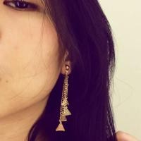 ราคา ต่างหูยาวระย้าสีทอง (18477969)