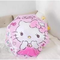 ราคา TOMBOL Hello kitty ร่มพับปุ่มอัตโนมัติอัญมณีสีชมพู (40976354549)