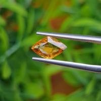 ราคา พลอย บุษราคัม yellow sapphire 1.29 กะรัต (Cts.) ดิบ พร้อมใบเซอร์ พลอยแท้ อัญมณีมงคลประจําวันเกิด เครื่องประดับพลอย (26937267130)
