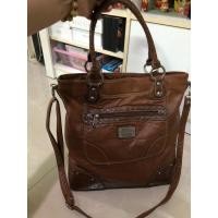 ราคา กระเป๋าสะพายหนังแท้มือสอง (44052606030)