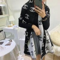 ราคา CHANEL7050 ผ้าพันคอฤดูใบไม้ร่วงฤดูหนาว All-Match Warm Cashmere ผ้าคลุมไหล่แฟชั่น (48702092014)