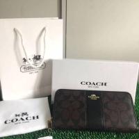 ราคา กระเป๋าสตางค์ใบยาว​ Coach​ แท้​ 100​% (2054213526)