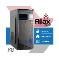 ราคา ATX CASE (NP) CUBIC AJAX (BLACK/BLUE) (10667132754)