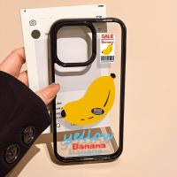 ราคา สำหรับ For iPhone 16 11 13 Case For เคสไอโฟน 16 15 12 14 Pro Max โปร่งใส 2 in 1 Banana เคสกันกระแทกอะคริลิค (41868215619)