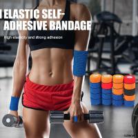 ราคา Cutenery ผ้าพันแผล เทปผ้ายืดหยุ่น เทปพันออกกำลังกาย ผ้าล็อค แบบมีกาวในตัว สำหรับเล่นกีฬา (27791634357)