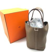 ราคา brandname_bymumucartoon กระเป๋า NEW.Hermes Picotin 18 etoupe stamp C อปก. Full set with ori (2334748675)