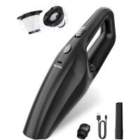 ราคา TANYO Handheld Car Vacuum Cordless, Portable Vacuum Cleaner with High Power Suction, Rechargeable Hand Held Vacuum, Mini Handheld for Car Home Office, Pet Hair, Black (52252061505)