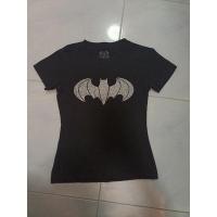 ราคา เสื้อยืดคอตตอนรัดรูปสีดำ (19836982387)