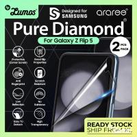 ราคา Araree Samsung Galaxy Z Flip 4/Galaxy Z Flip 5 PURE DIAMOND 2PCS ฟิล์มกันรอยหน้าจอยืดหยุ่น EPU Matertial NO Rainbow (21091696908)