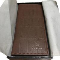 ราคา กระเป๋าสตางค์ใบยาว Playboy Long Wallet สีน้ำตาล Unisex สภาพเหมือนมือหนึ่ง ใช้ไปแค่ครั้งเดียว (2698325009)