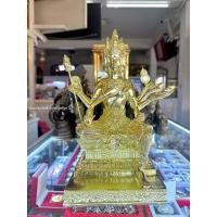 ราคา พระพรหมเนื้อทองเหลืองปิดทองแท้ ขนาดหน้าตัก 5 นิ้ว (28752340203)