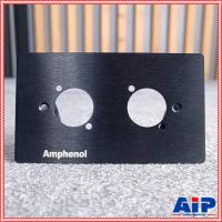 ราคา AMPHENOL XLR PANEL สีดำ2รู AMW-XLR-002PB แผ่นเพลท แผ่นสแตนเลสXLR 2รู งานติดตั้ง เครื่องเสียง ไมค์ สัญญาณ เสียง เอไอ-ไ... (26854941791)