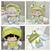 ราคา Love and DeepSpace เสื้อผ้าตุ๊กตา Kawaii Winter 20cm น่ารักและน่ารักสุดๆ เปลี่ยนชุดกบน้อยสีเขียวชุดหลวมและหมวกกบน้อย แฟน ๆ คอลเลกชัน ของขวัญ (29572160860)