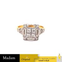 ราคา ของแท้ % แหวนเพชรแท้ทองแท้ แหวนเพชร [RG3484YG53] [RG3484YG53] (24790404063)