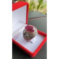 ราคา แหวนทับทิม เงินแท้ 92.5 % ไซส์ 61 ทับทิมมีใบเซอร์ทับทิมแท้ แหวน แหวนเงิน แหวนทับทิม (10250896448)