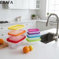 ราคา CRAFA 7 ชิ้น Freshing กล่อง,สายรุ้งพร้อมฝาปิดชามเก็บอาหาร,Reusable สี่เหลี่ยมพลาสติก Rapid-Access คอนเทนเนอร์อาหารปิดผนึกห้องครัวปิคนิคใช้ (57751482260)