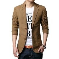 ราคา สูทผู้ชาย เสื้อสูทออกงาน สูทลำลอง สูทแฟชั่น ใส่ได้หลายโอกาส สีดำ สีน้ำตาล สีเบจ (จัดส่งใน2วัน) (3804154555)