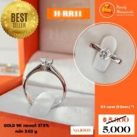 ราคา [ HARDY พร้อมส่ง ‼️] แหวนชูเม็ดเดี่ยว 0.5 กะรัต ( 50 ตัง ) ตัวเรือนทองแท้ White Gold 9K เพชรโมอีส โมซาไนท์ Moissanite (12059458457)