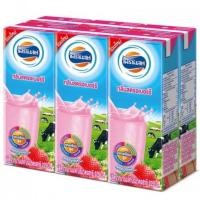 ราคา ยกลัง! นมโฟร์โมสต์ UHT รสสตรอเบอร์รี่ 225 ml 36 กล่อง Foremost (7018593704)