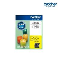 ราคา Brother LC-663Y ตลับหมึก เหลือง สำหรับเครื่องอิงค์เจ็ทรุ่น MFC-J2320, MFC-J2720 (6333426005)