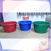 ราคา ส่งจากไทย กะละมัง น.ส. ตรางู เบอร์ 8 ความจุ 46 ลิตร กะละมังตรางู กะละมัง นส8 มีหูหิ้ว (41673604227)