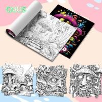 ราคา คาอุส‌ 20 แผ่น สมุดภาพวาดกราฟฟิตี สมุดระบายสีกระดาษสไตล์แวนโก๊ะการ์ตูนกราฟฟิตีหลายธีมดอกไม้เส้นขยุกขยิกหนังสือคริสต์มาส (40723595590)