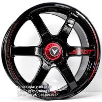 ราคา ล้อแม็ก Lenso Super GT VNT Litetech+ ขอบ18นิ้ว 5รู114.3 สีดำเงา PadRed กว้าง8.5นิ้ว Offset35 [22616] (51152009671)