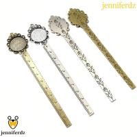 ราคา JENNIFERDZ ที่คั่นหนังสือโบราณ,ไม้บรรทัด Cabochon ฐานไม้บรรทัดหนังสือ Cilp, ดอกไม้ประณีต 20 มม.VINTAGE Bronze Bookmarker อุปกรณ์การเรียน (42976652624)