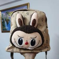 ราคา พร้อมส่ง กระเป๋าเป้สะพายหลัง กระเป๋าสะพายไหล่ Labubu ใบใหญ่ จุของได้เยอะ (26802402052)