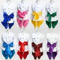 ราคา ชุดราชประแตนสำหรับเด็ก ชุดไทยเด็กผู้ชายเสื้อราชประแตนสีขาว โจงกระเบนสำเร็จรูปผ้าไหมจีนพร้อมผ้าคาดเอว (40301619922)