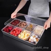 ราคา กล่องใส่เครื่องปรุง กล่องใส่เครื่องปรุงรส 6ช่อง 8ช่อง กล่องเก็บของแสตนเลส มีพร้อมส่ง (19528029364)