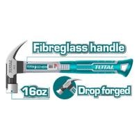 ราคา TOTAL ค้อนหงอน THTCH0166 450 กรัม 16 ออนซ์ ด้ามไฟเบอร์ Claw Hammer ค้อน (17489435076)