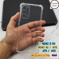 ราคา เคสและซองมือถือเคส oppo reno 5 5g / 4z A93 A73 A53 เคสใสกันกระแทก กันกล้อง (8625246404)