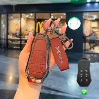 ราคา [คลังสินค้าพร้อม]ฝาครอบกุญแจรถโลหะผสมสังกะสีสําหรับ Xpeng X9 EV MPV หลากหลาย 2024 2025 2026 หนังคุณภาพสูงป้องกันที่ครอบคลุม (44270439032)