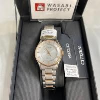 ราคา [AuthenticDirect from Japan] CITIZEN EM0404-51A Unused Eco Drive Sapphire glass Silver SS Women Wri (25882255723)