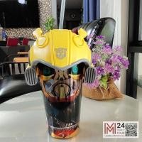 ราคา (1 ใบ) 32 oz. แก้วน้ำพร้อมท็อปเปอร์ บับเบิ้ลบี ทรานส์ฟอร์เมอร์ส แก้วน้ำโรงหนัง เมเจอร์ Major topper Transformers m24 (18081814654)