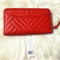 ราคา Tory Bruch wallet ของแท้100% กระเป๋าสตางค์ใบยาว ซิปรอบ (7335803985)