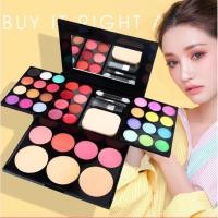 ราคา Colors พาเลทแต่งหน้า PRO MAKE UP PALETTE (39 สี) อายแชโดว์ บรัชออน ลิปสติก แป้งเค้ก ดินสอเขียนขอบตา ในเซ็ตเดียวกัน (22151766750)