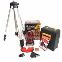 ราคา เลเซอร์วัดระดับ 5เส้น (แสงสีแดง) วัดระดับน้ำเลเซอร์ วัดระดับน้ำ (862548352)