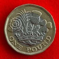 ราคา เหรียญอังกฤษ United Kingdom 1 pound ปี 2017 เหรียญ​ต่างประเทศ (28364372054)