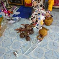 ราคา กระบวย (ได้ 1 ชิ้น) ทำจากกะลามะพร้าว ตักน้ำกิน ข้าวสาร พร้อมส่ง (22455464762)