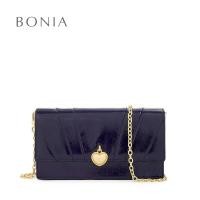 ราคา Bonia Black Carys Sling Wallet Dompet (40107688841)