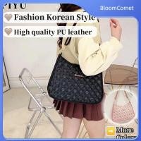 ราคา COD❤ กระเป๋าสะพายไหล่ลายปักเพชรแบบใหม่ กระเป๋าหนัง PU สไตล์เกาหลีสำหรับผู้หญิง กระเป๋าสะพายไหล่พิมพ์ลายย้อนยุคสำหรับผู้หญิง 【BloomComet】 (24347488653)