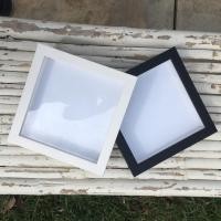 ราคา พร้อมส่งกรอบรูป ใส่ของได้ สีขาว-ดำ (7336687102)