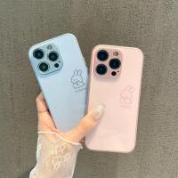 ราคา เคสโทรศัพท์มือถือกระจกนิรภัย ลายการ์ตูนกระต่ายน่ารัก เรียบง่าย สําหรับ เคส Samsung Galaxy s8 s9 plus A22 A31 A12 A21S A10S 5G note8 note9 note 10 plus note20 ultra case (24109412933)